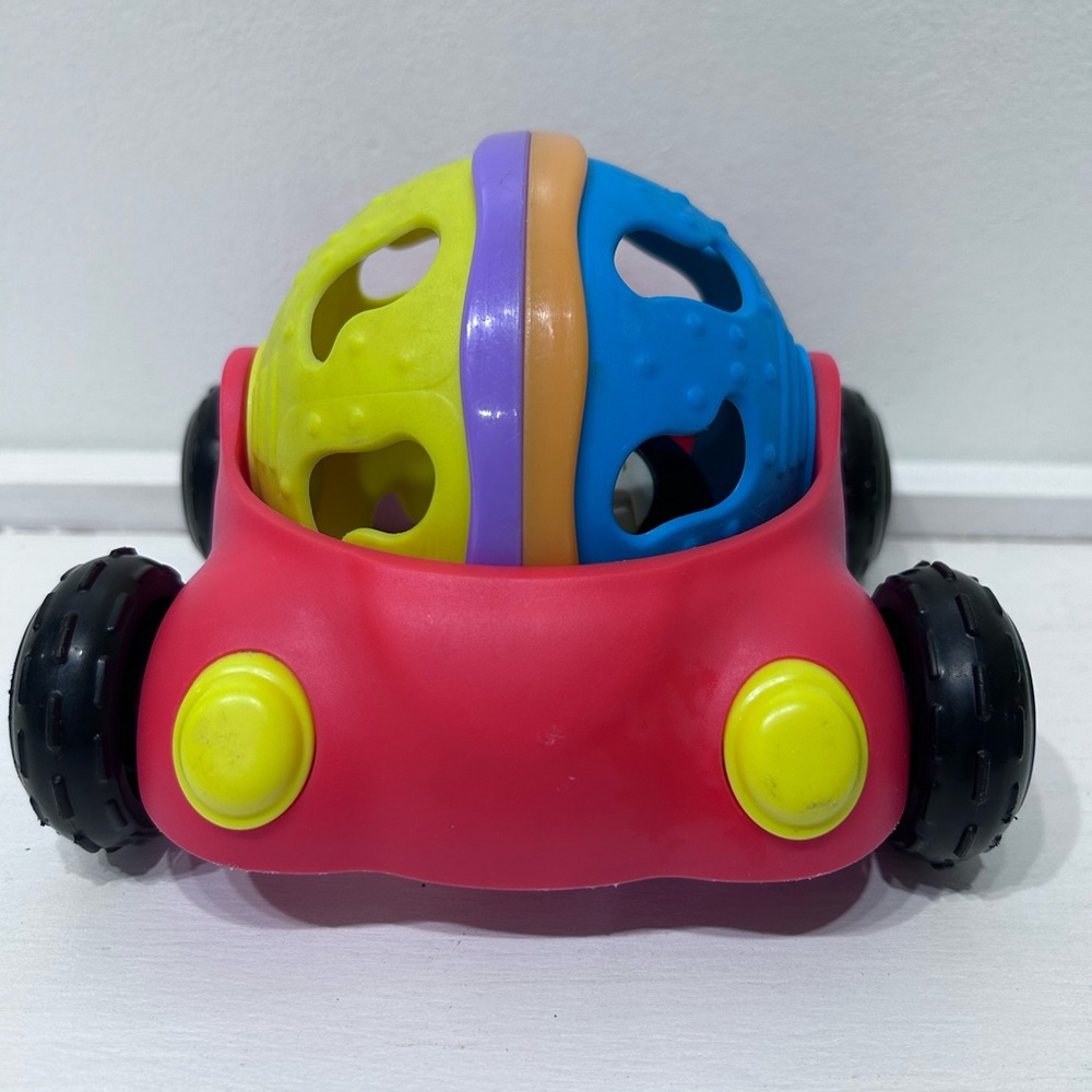 Baby Infant Toddler Rattle and Roll Ball Push Car
